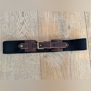 Woman’s  Black and Brown Belt Bag size medium